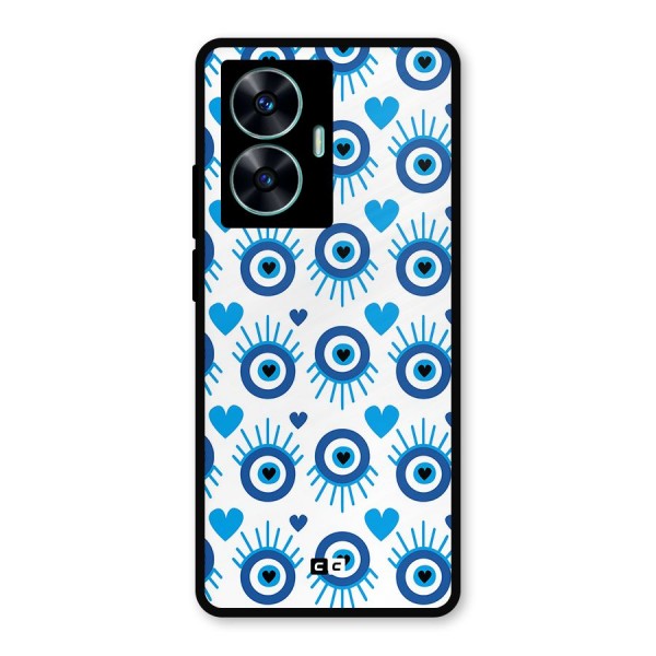 Hands Draw Eye Metal Back Case for Realme C55