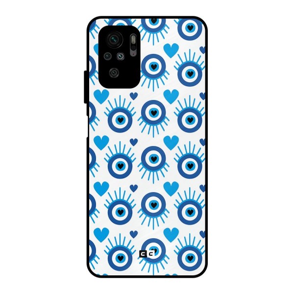 Hands Draw Eye Metal Back Case for Redmi Note 10S