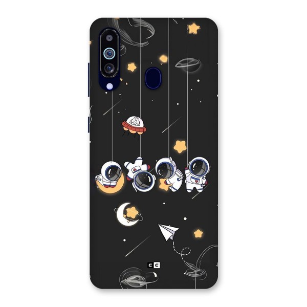 Hanging Astronauts Back Case for Galaxy A60