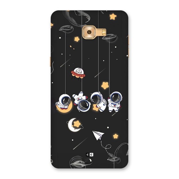 Hanging Astronauts Back Case for Galaxy C9 Pro