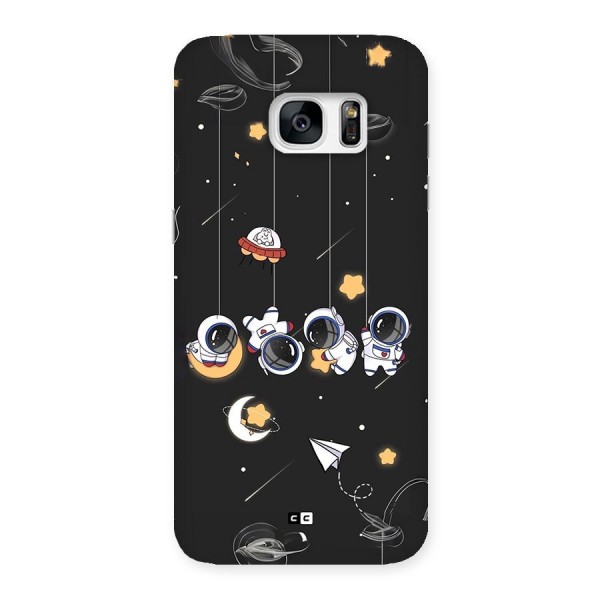 Hanging Astronauts Back Case for Galaxy S7 Edge