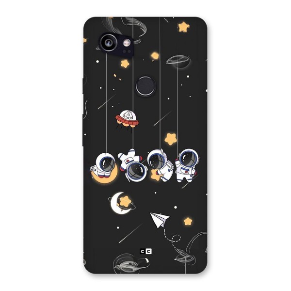 Hanging Astronauts Back Case for Google Pixel 2 XL