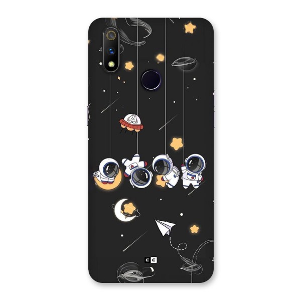 Hanging Astronauts Back Case for Realme 3 Pro