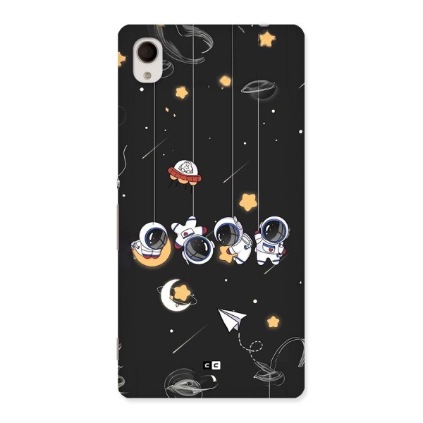 Hanging Astronauts Back Case for Xperia M4 Aqua