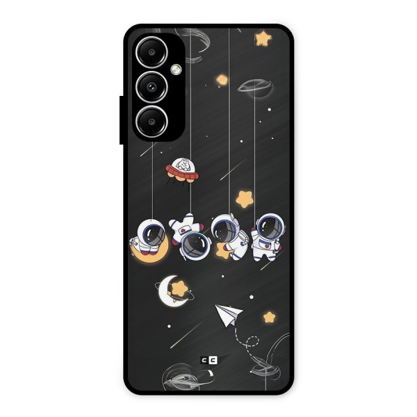 Hanging Astronauts Metal Back Case for Galaxy A05s