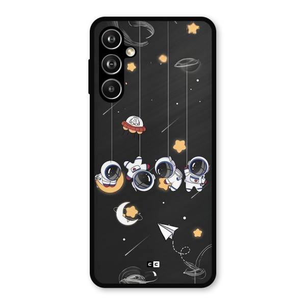 Hanging Astronauts Metal Back Case for Galaxy F54