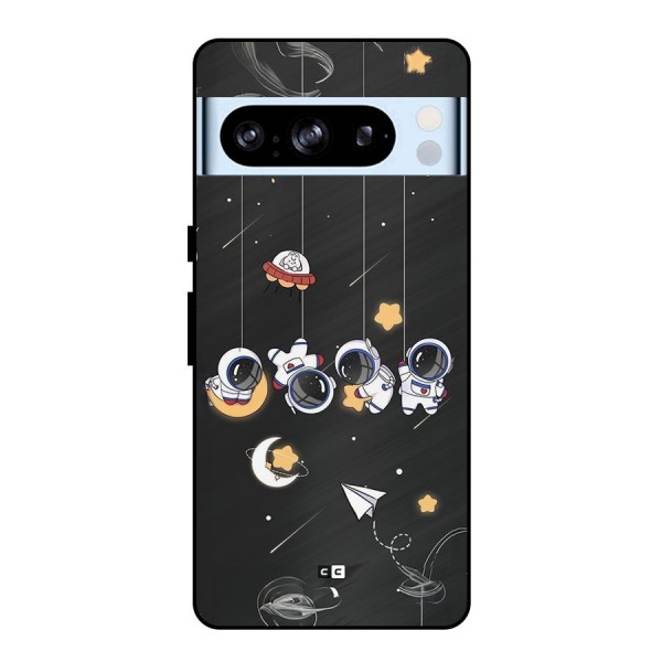 Hanging Astronauts Metal Back Case for Google Pixel 8 Pro