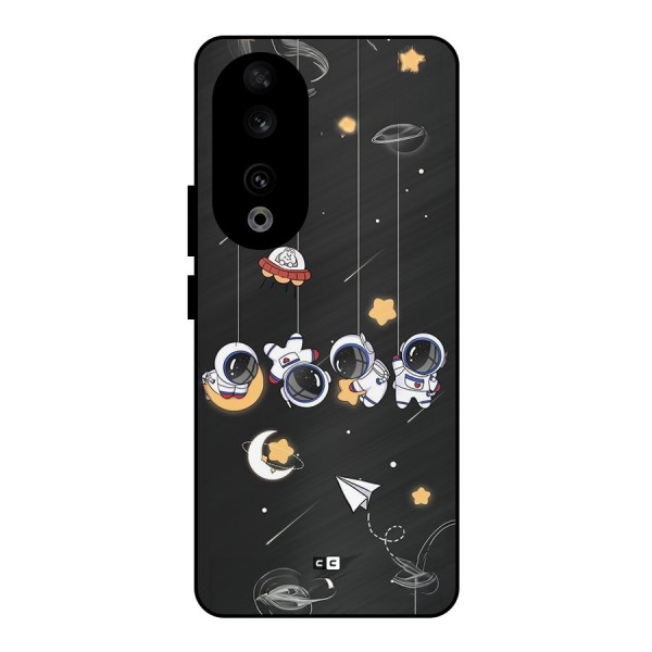 Hanging Astronauts Metal Back Case for Honor 90