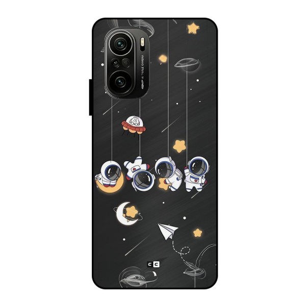 Hanging Astronauts Metal Back Case for Mi 11X Pro