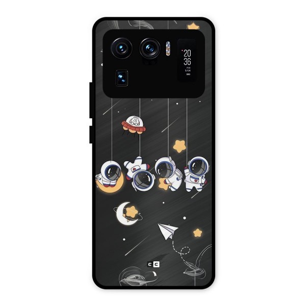 Hanging Astronauts Metal Back Case for Mi 11 Ultra