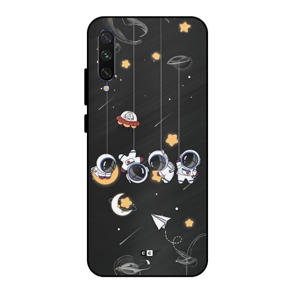 Hanging Astronauts Metal Back Case for Mi A3