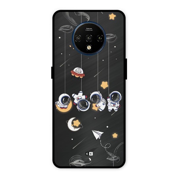 Hanging Astronauts Metal Back Case for OnePlus 7T