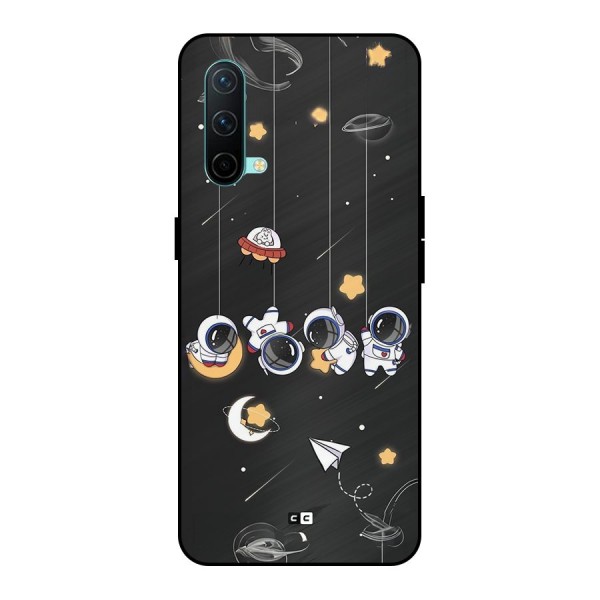 Hanging Astronauts Metal Back Case for OnePlus Nord CE 5G