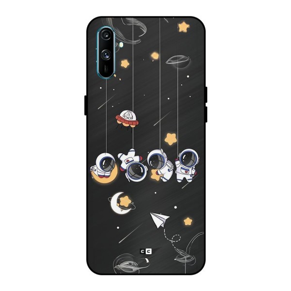 Hanging Astronauts Metal Back Case for Realme C3