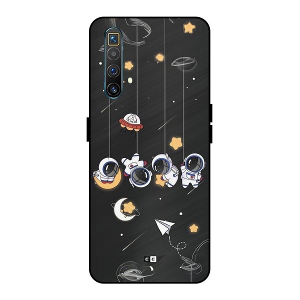 Hanging Astronauts Metal Back Case for Realme X3 SuperZoom