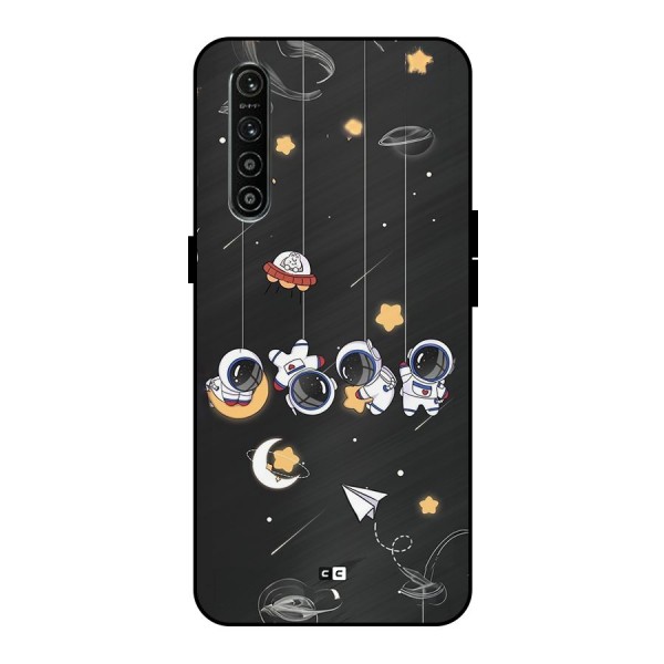 Hanging Astronauts Metal Back Case for Realme XT