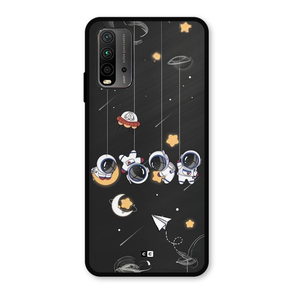 Hanging Astronauts Metal Back Case for Redmi 9 Power