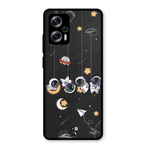 Hanging Astronauts Metal Back Case for Redmi K50i