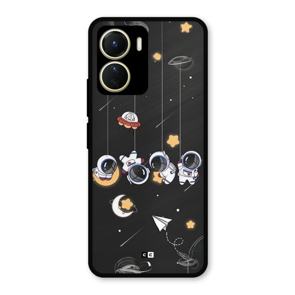 Hanging Astronauts Metal Back Case for Vivo T2x