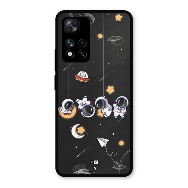 Hanging Astronauts Metal Back Case for Xiaomi 11i Hypercharge 5G