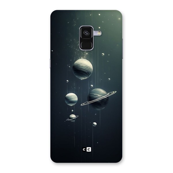 Hanging Planets Back Case for Galaxy A8 Plus