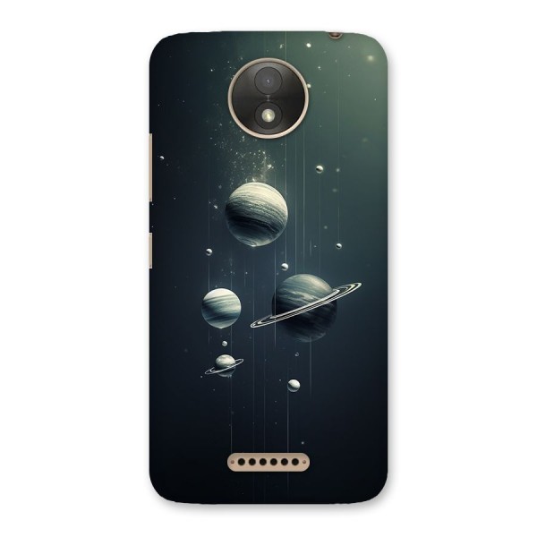 Hanging Planets Back Case for Moto C Plus