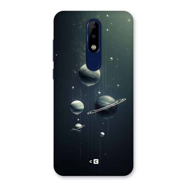 Hanging Planets Back Case for Nokia 5.1 Plus