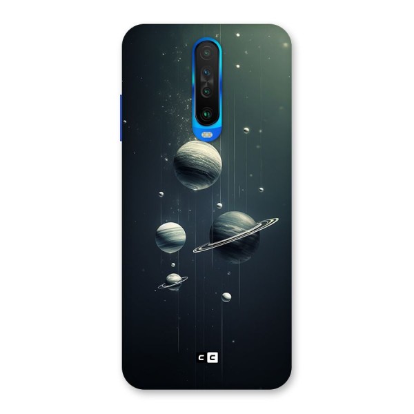 Hanging Planets Back Case for Poco X2