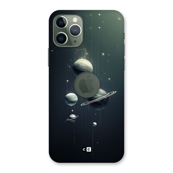 Hanging Planets Back Case for iPhone 11 Pro Logo Cut