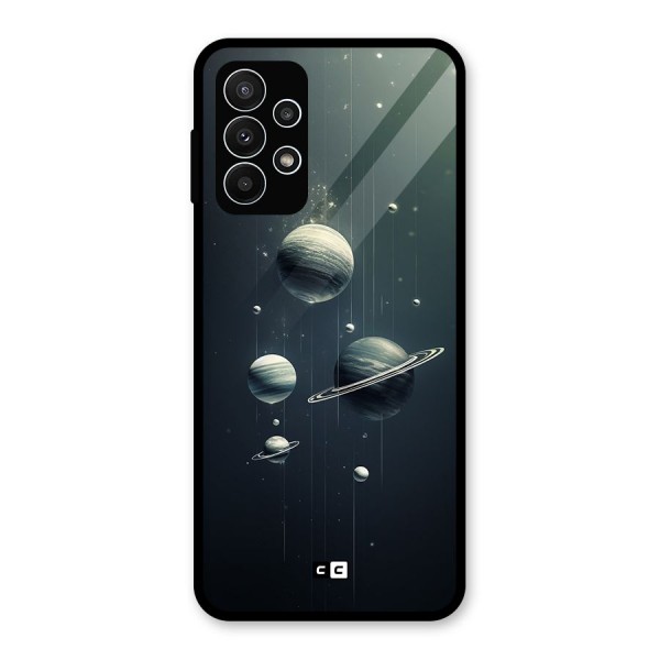 Hanging Planets Glass Back Case for Galaxy A23