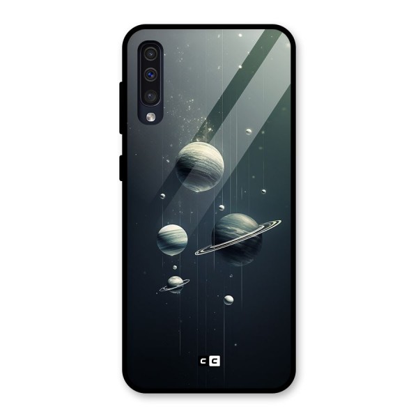 Hanging Planets Glass Back Case for Galaxy A50s