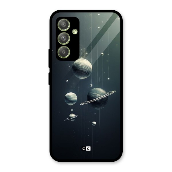 Hanging Planets Glass Back Case for Galaxy A54