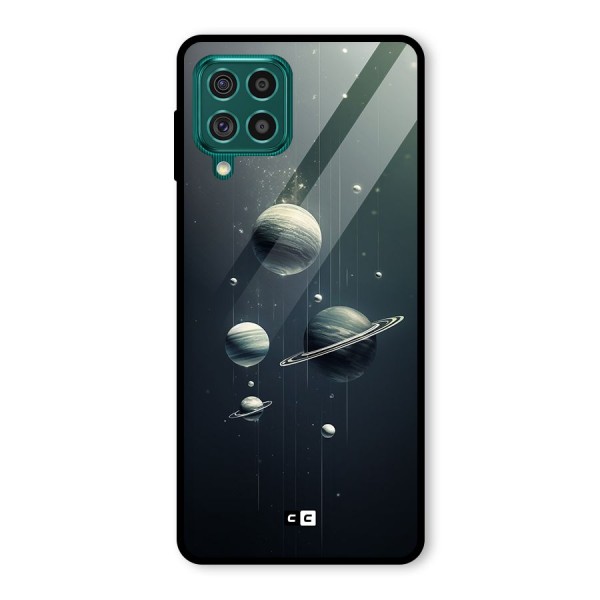 Hanging Planets Glass Back Case for Galaxy F62