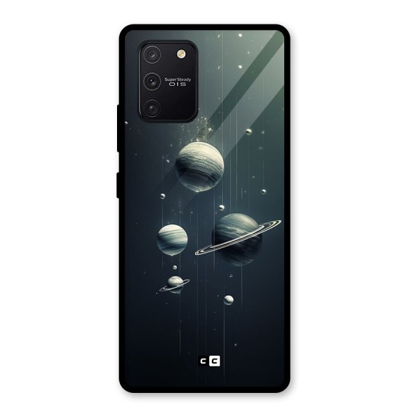 Hanging Planets Glass Back Case for Galaxy S10 Lite