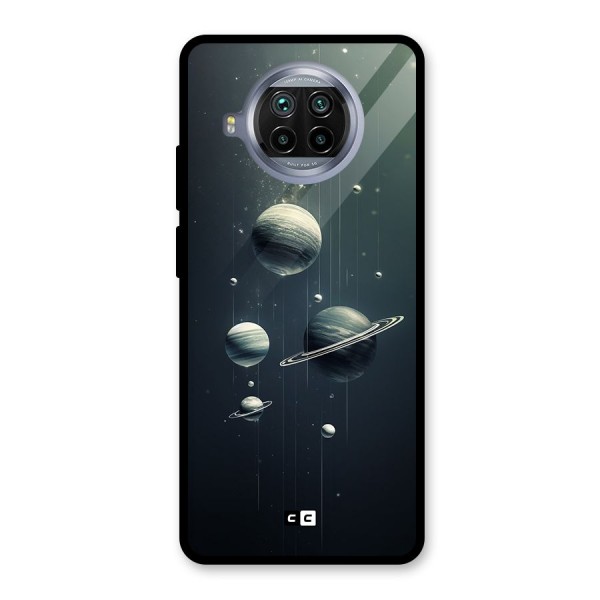 Hanging Planets Glass Back Case for Mi 10i