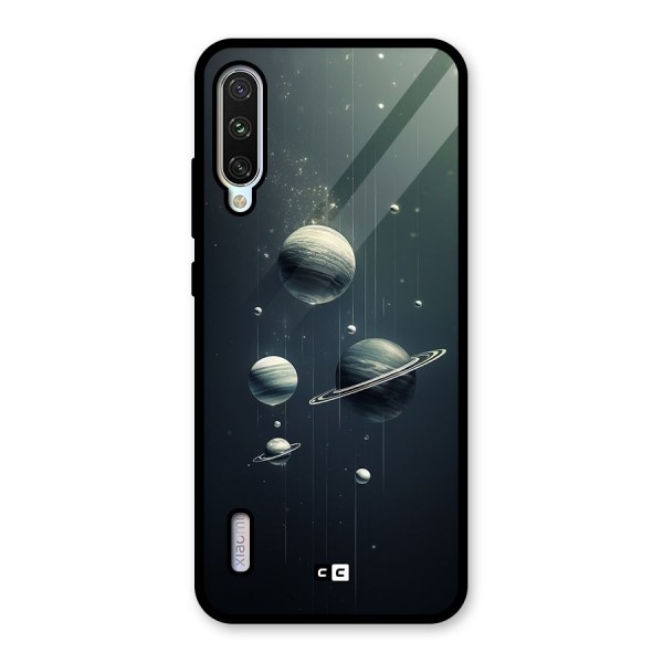 Hanging Planets Glass Back Case for Mi A3