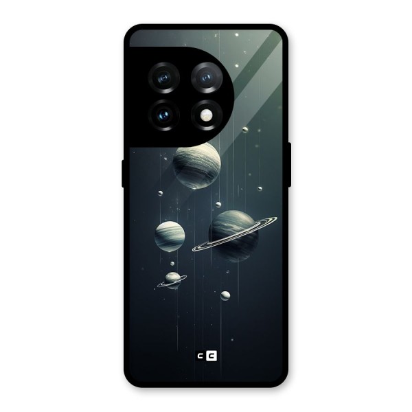 Hanging Planets Glass Back Case for OnePlus 11
