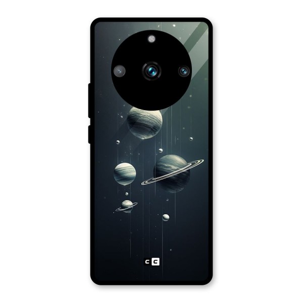 Hanging Planets Glass Back Case for Realme 11 Pro