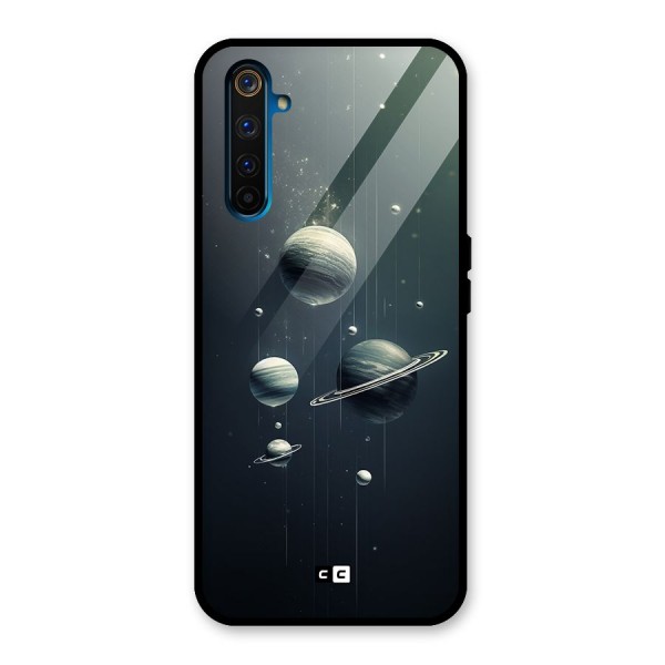 Hanging Planets Glass Back Case for Realme 6 Pro