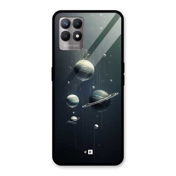 Hanging Planets Glass Back Case for Realme 8i