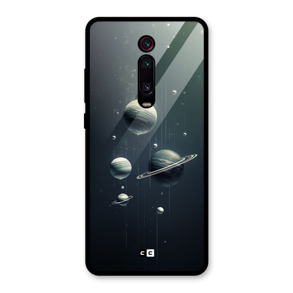 Hanging Planets Glass Back Case for Redmi K20 Pro