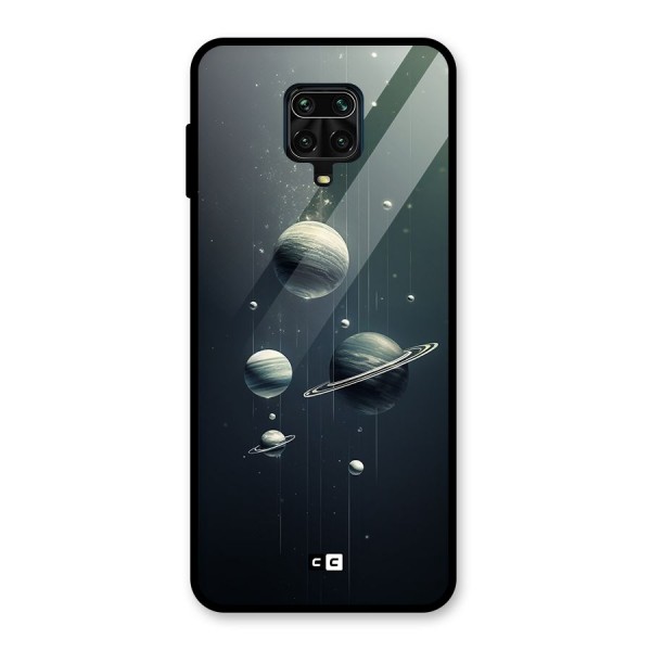 Hanging Planets Glass Back Case for Redmi Note 10 Lite