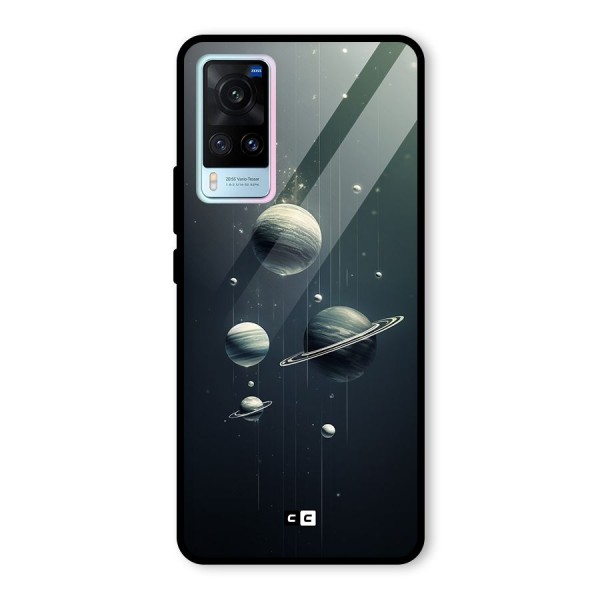 Hanging Planets Glass Back Case for Vivo X60