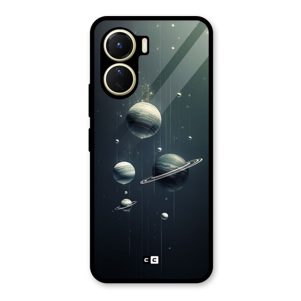 Hanging Planets Glass Back Case for Vivo Y56