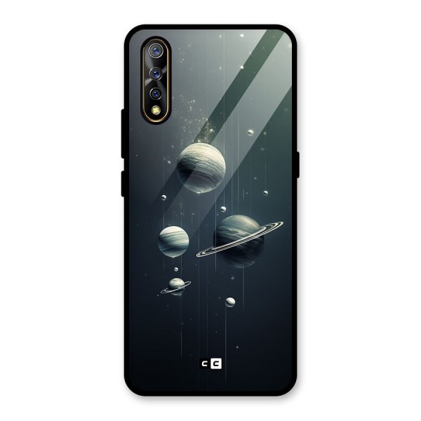 Hanging Planets Glass Back Case for Vivo Z1x