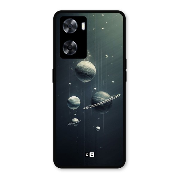 Hanging Planets Metal Back Case for Oppo A77