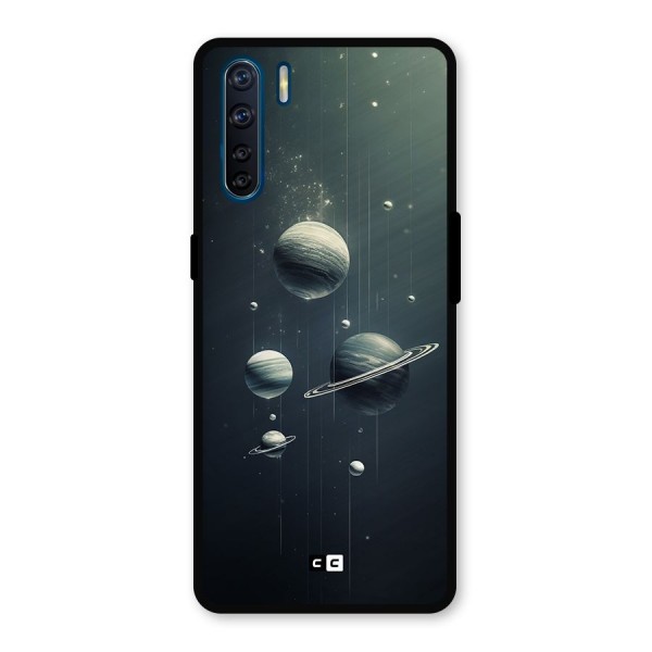 Hanging Planets Metal Back Case for Oppo F15