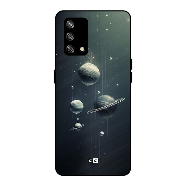 Hanging Planets Metal Back Case for Oppo F19s