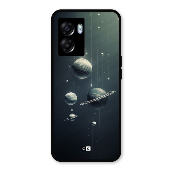 Hanging Planets Metal Back Case for Oppo K10 (5G)