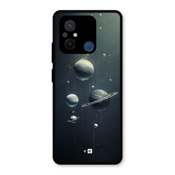 Hanging Planets Metal Back Case for Poco C55